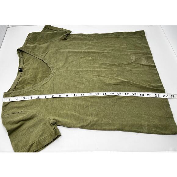 Sinsay Women's Green Top Size S V-Neck Tshirt Style Pre-Owned in fair condition - Picture 3 of 7